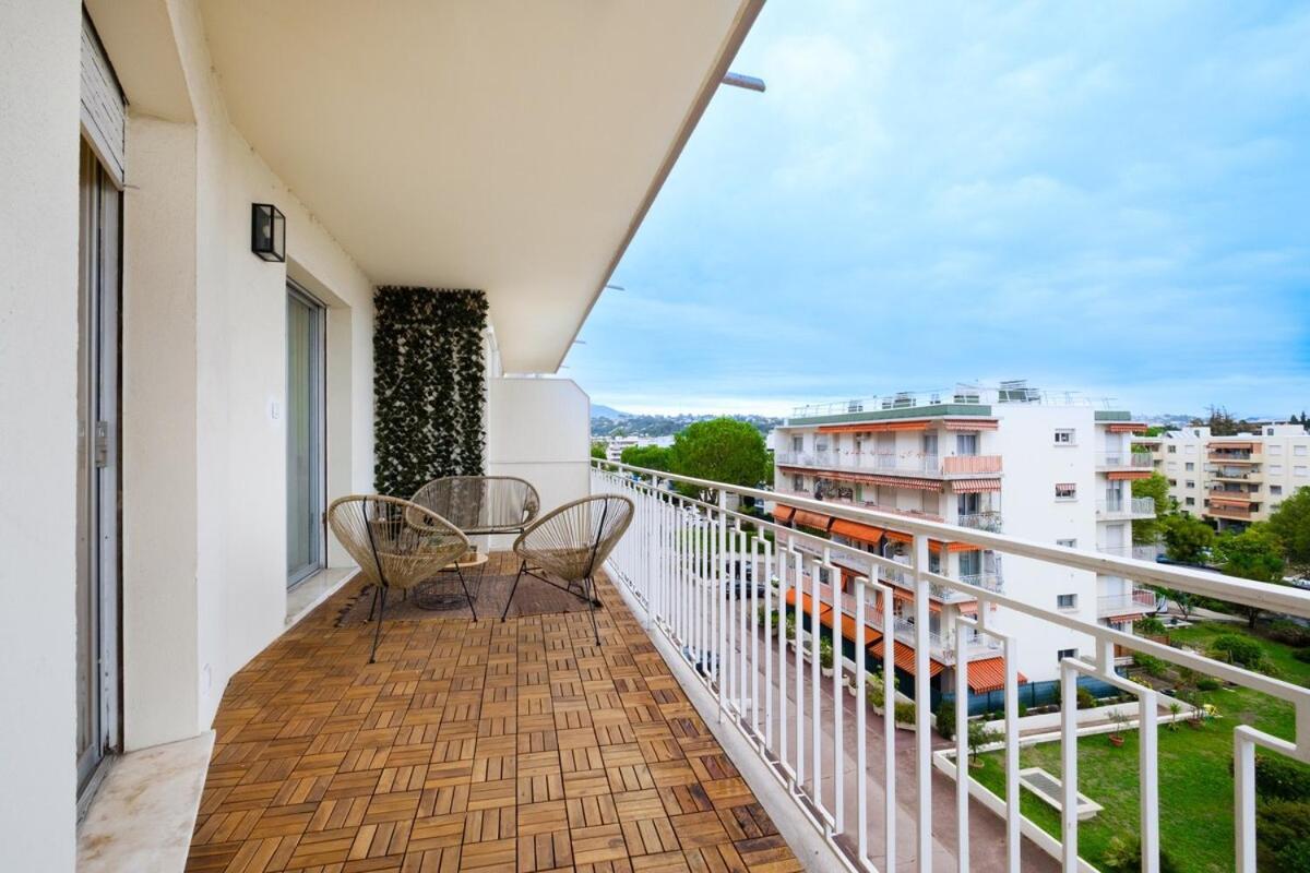 Апартаменты Le Millesime ~ Vue ~ Balcon ~ Parking Кань-сюр-Мер Экстерьер фото